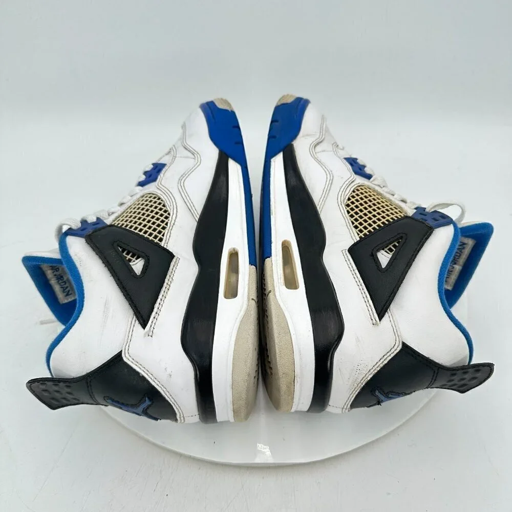 Nike Air Jordan 4 Youth Size 7Y Women 8.5 408452117 Blue White Shoes